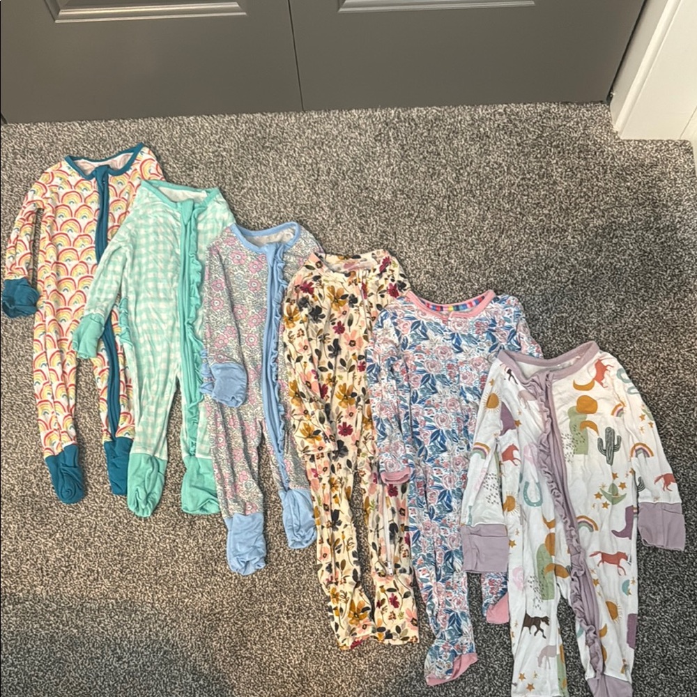 Colorful Baby Onesies Set